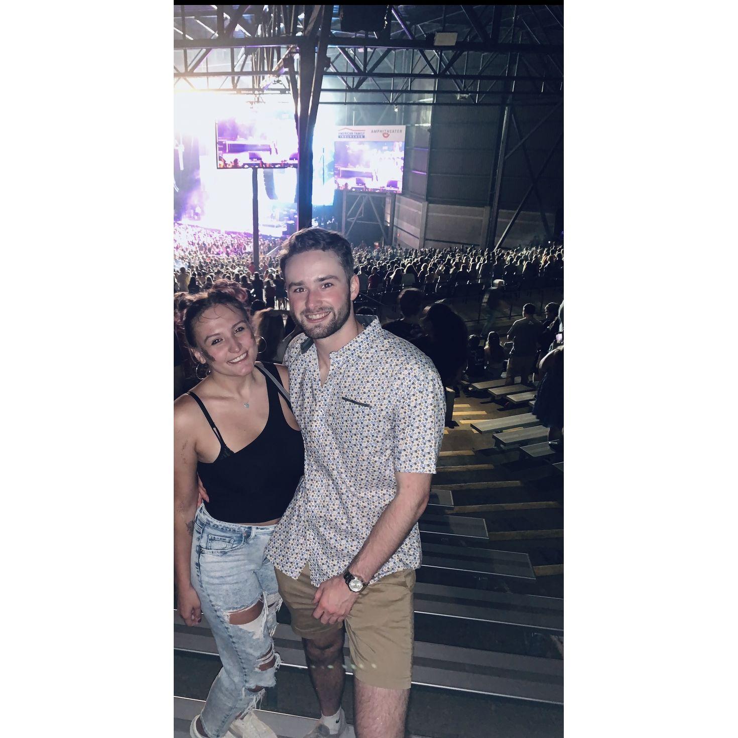 I only knew this man for 2 months and he took me to a Miley Cyrus concert... A keeper