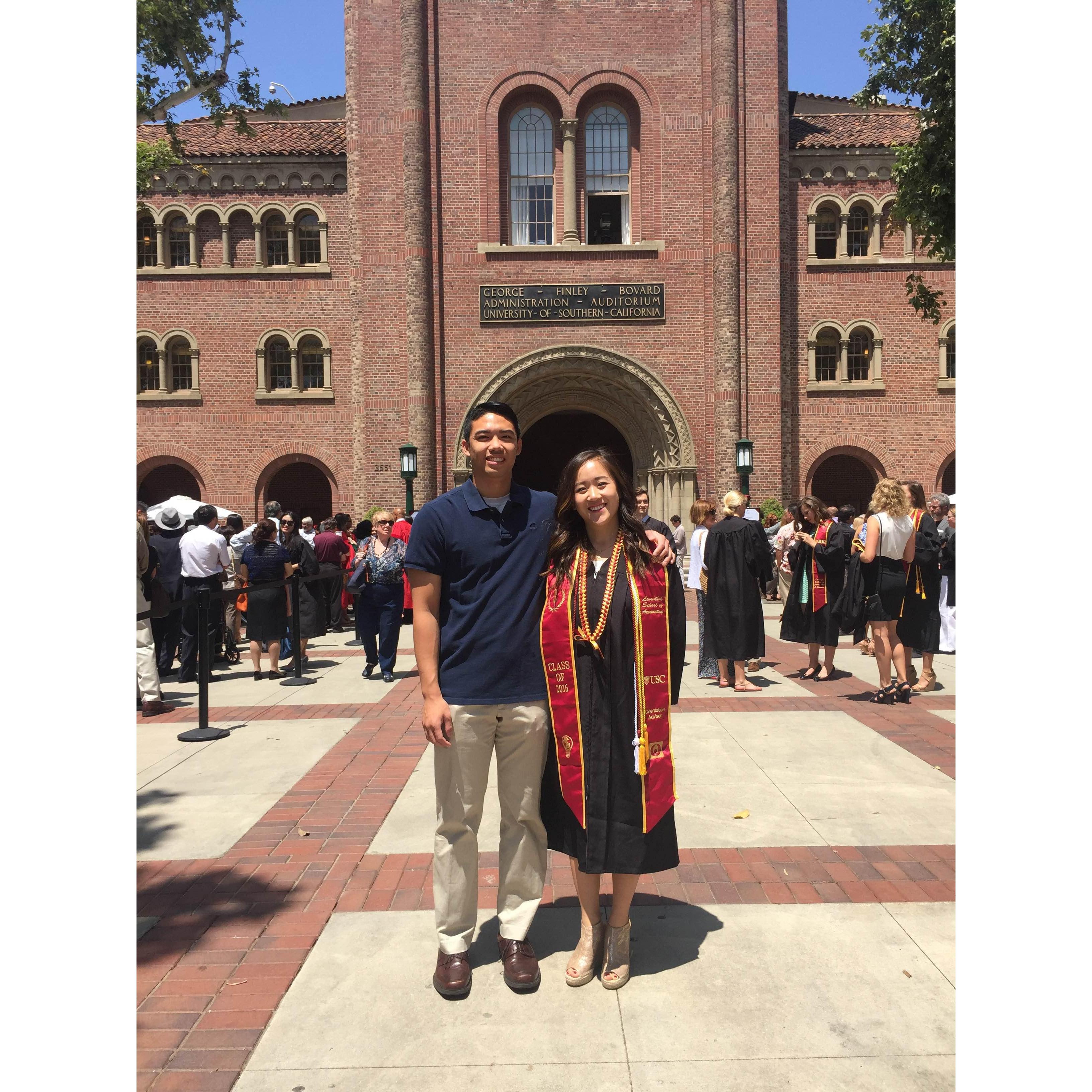 Sabrina graduating college