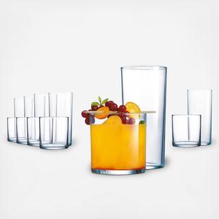 Rika 16-Piece Glassware Set