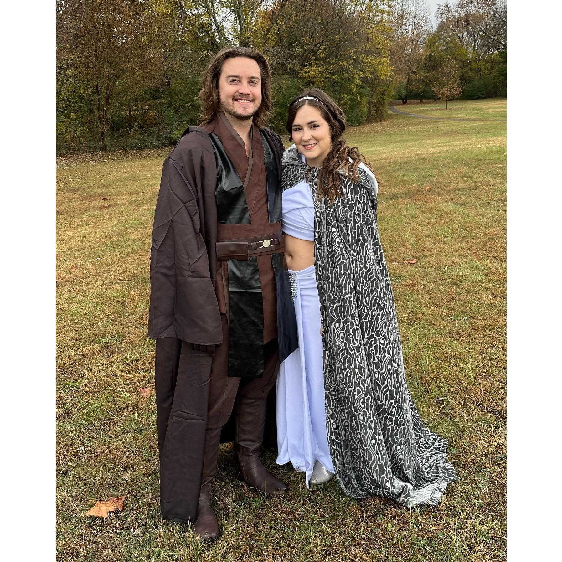 Taking any chance we can to dress as our favorite characters