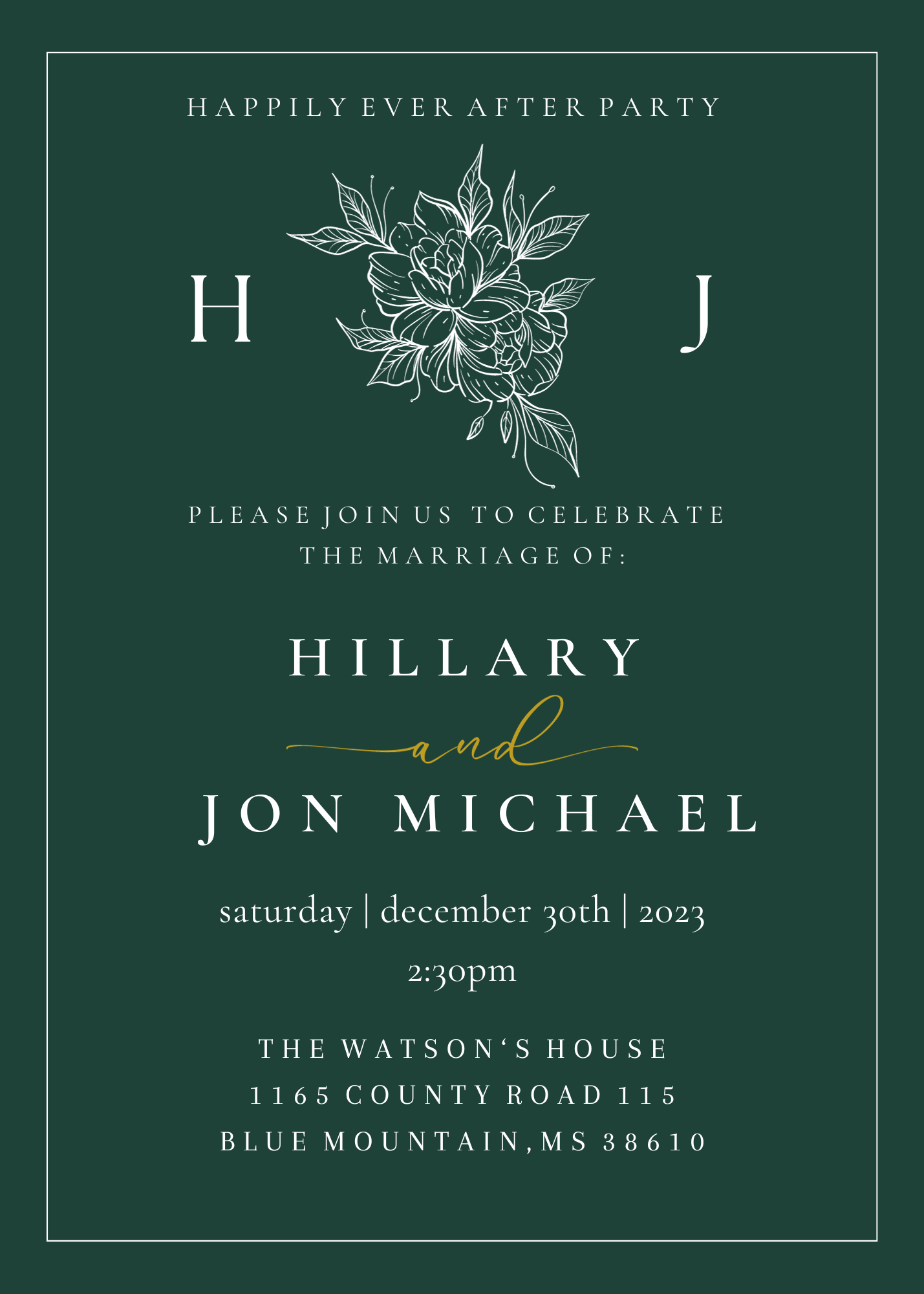 The Wedding Website of Hillary Puckett and Jon Michael Watson