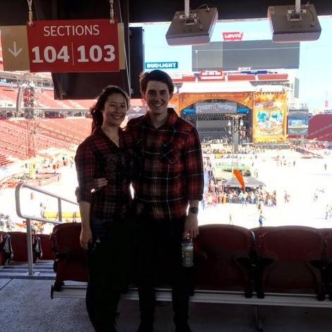 This was Michelle and Steve's very first concert together. They saw Kenny Chesney for Steve's birthday.