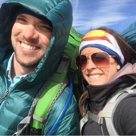 One of our first backpacking trips to Eleven Mile State Park in Colorado. We went in May and woke up with ice on our tent!