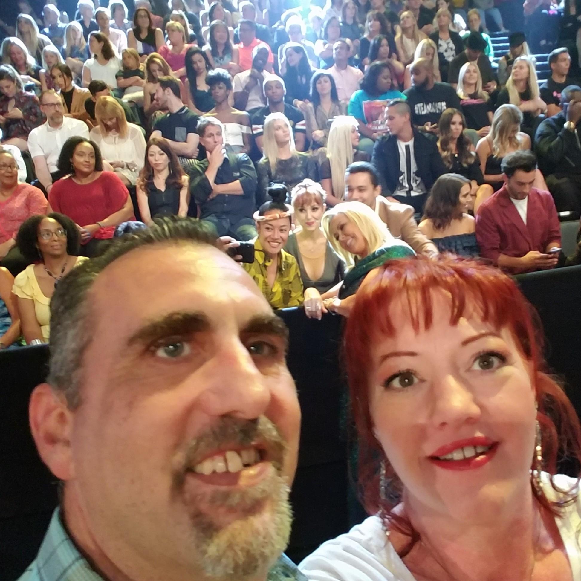 Live taping of 'So You Think You Can Dance' with our favorite dancers behind us!