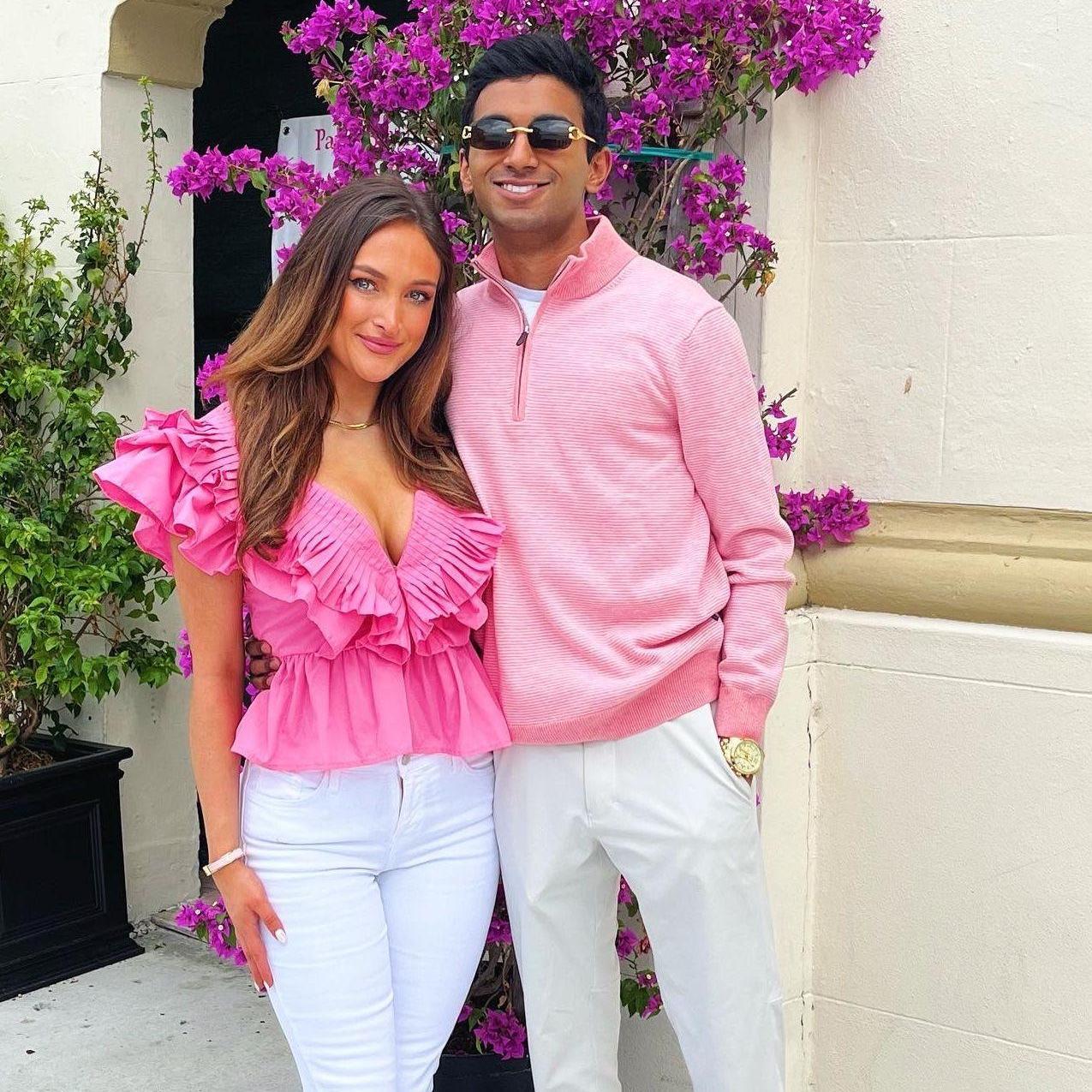 Maryn and Abhilash on their first vacation together. The couple took a trip to Palm Beach, FL.