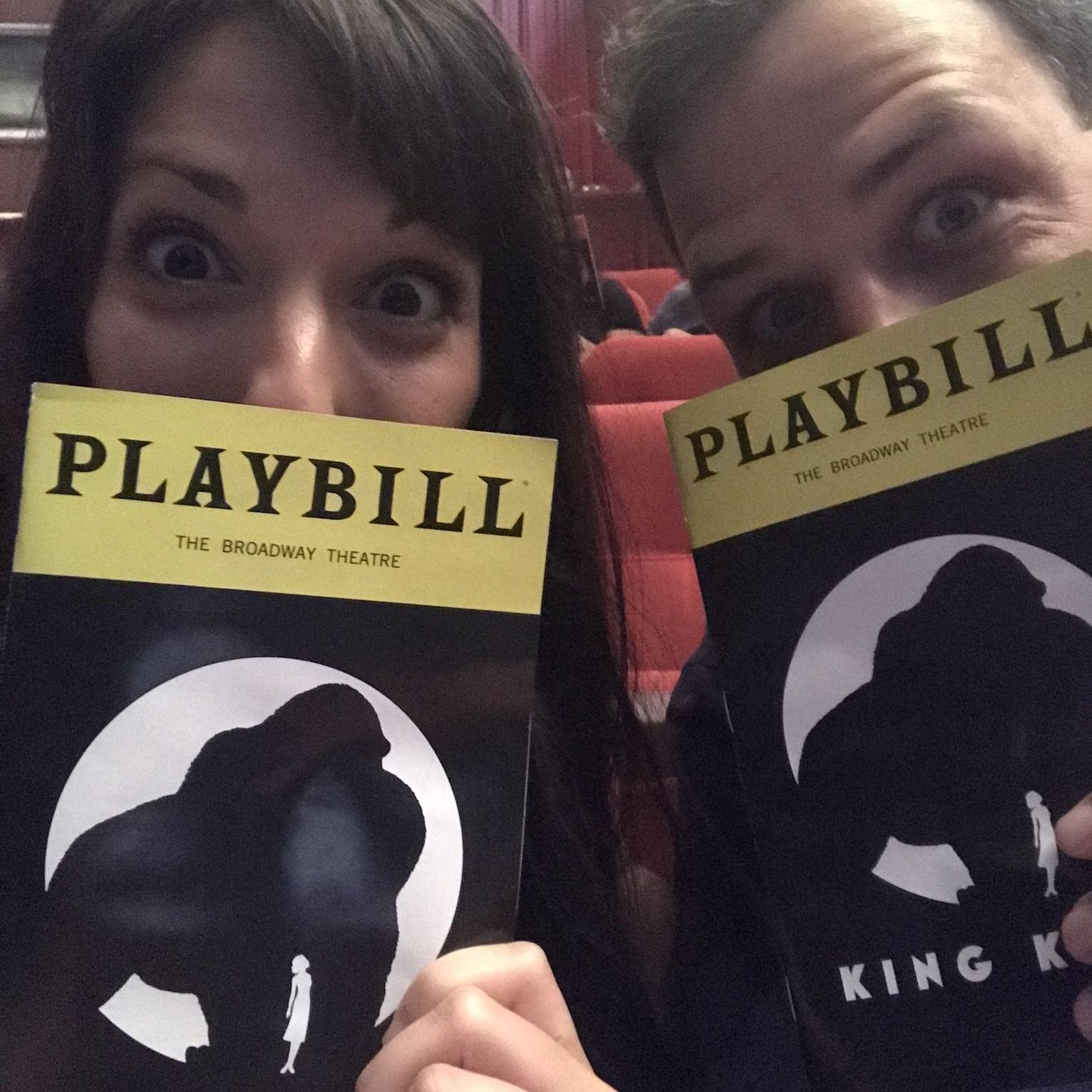 Justin's first Broadway show!