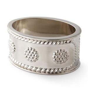 Juliska Berry & Thread Metal Napkin Ring, Set of 6