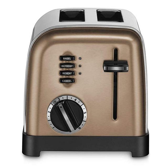 Cuisinart CPT-160CS 2-Slice Metal Classic Toaster, Copper Stainless Steel