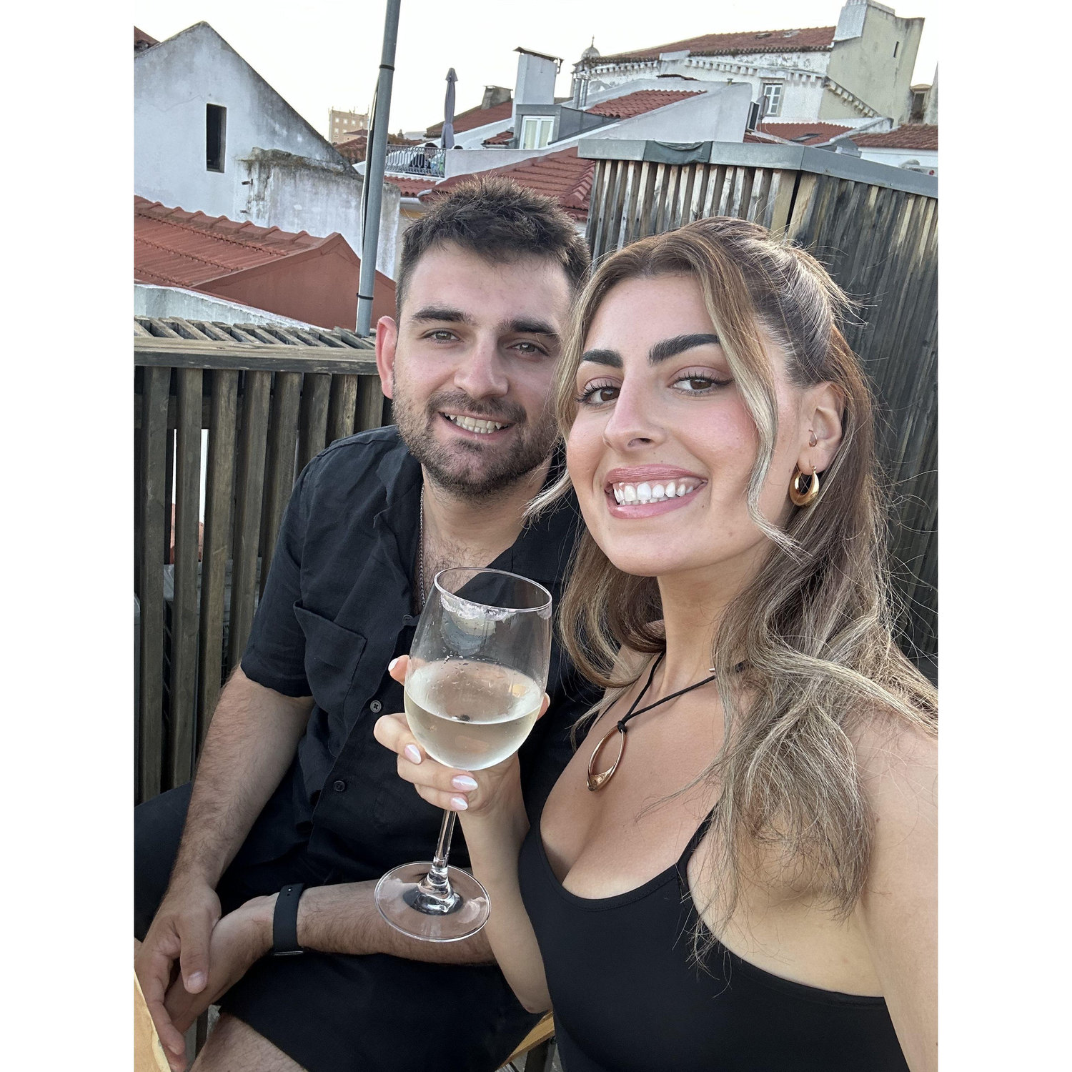 Taking in the views of Lisbon!
