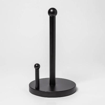 Stainless Steel Paper Towel Holder Black - Threshold™