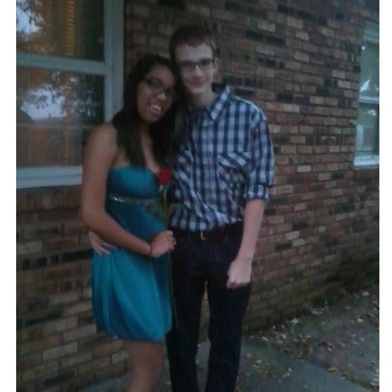 Sorry for the low quality me and my future husband sophomore year homecoming