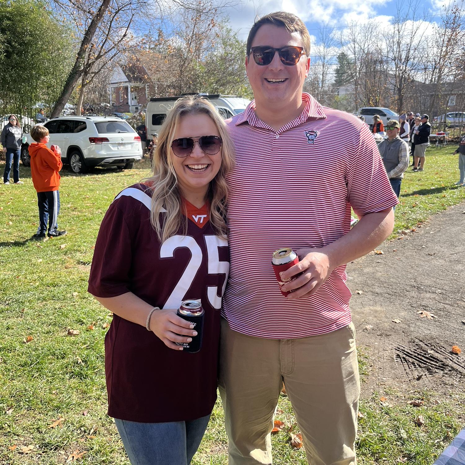 October 2023 | IYKYK this day was legendary. Jack is an avid NC State fan & Lydia is arguably a bigger fan of the Hokies!