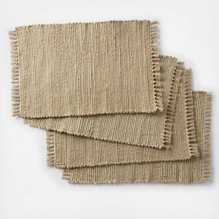 Handwoven Jute Placemat, Set of 4