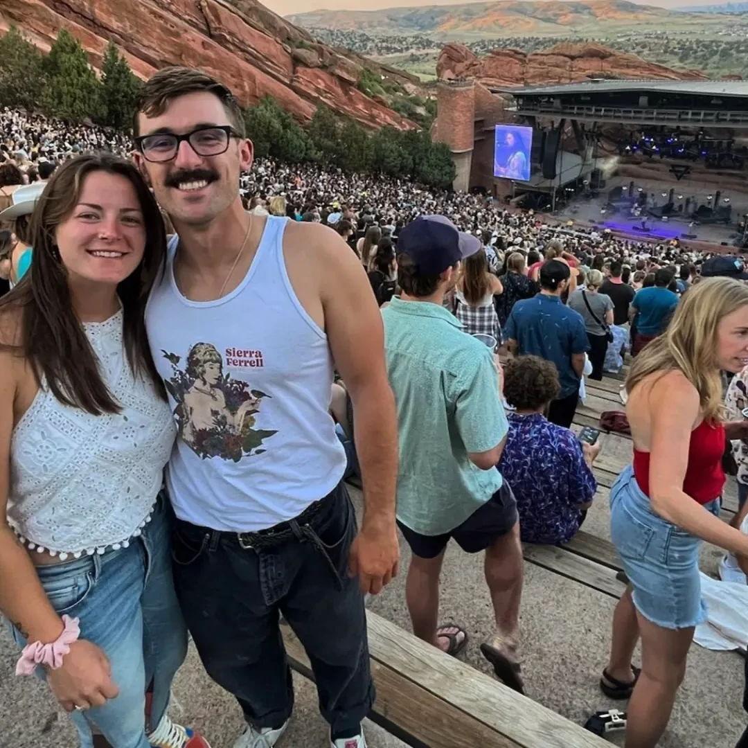 First concert together! Rainbow Kitten Surprise at Red Rocks!