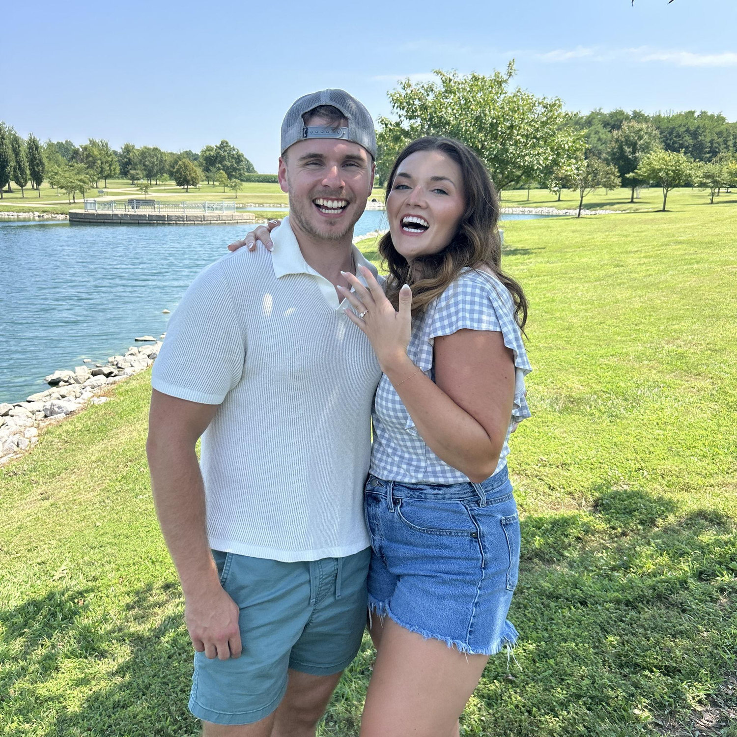On our 2 year anniversary, Jackson proposed! 🩷