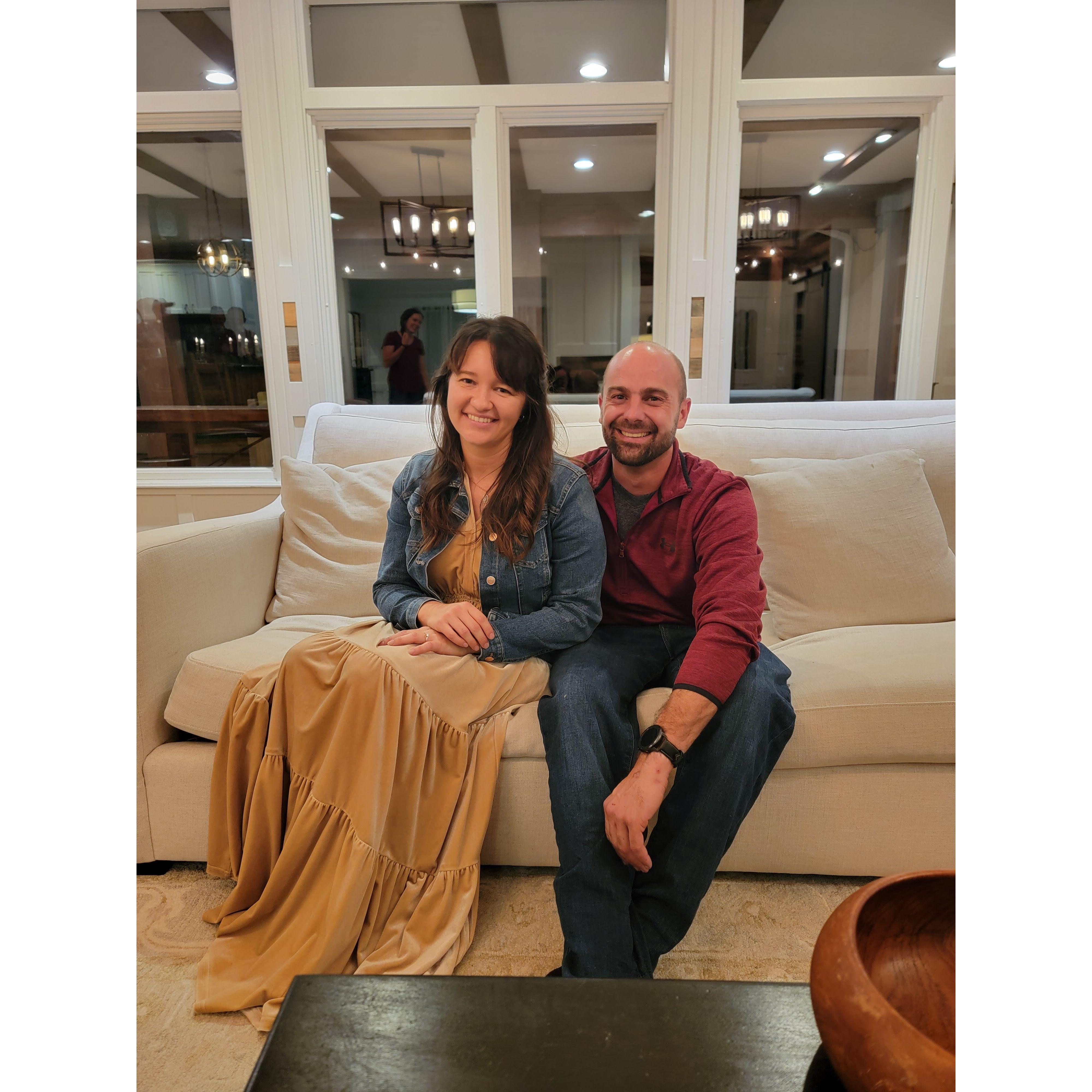 At our Engagement party in CO