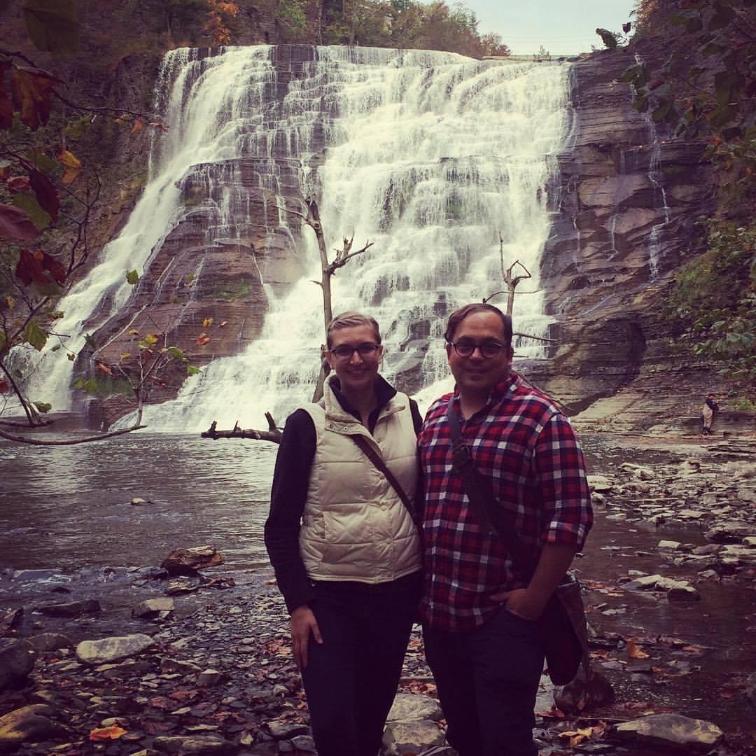 Ithaca Waterfall, Ithaca, New York, Fall 2017.