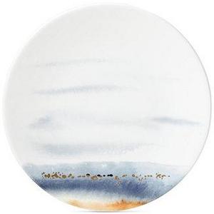Watercolor Horizons Dinner Plate (Blue), Created for Macy's