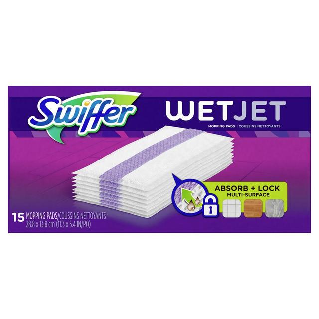 Swiffer® WetJet™ 15-Count Hardwood Floor Cleaner Refill