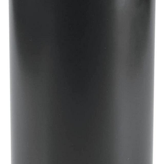 mDesign Plastic Floor Stand Toilet Paper Organizer w/Cover, 3-Roll Space-Saving Tissue Storage - for Bathroom, Fits Under Sink, Vanity, Shelf, in Cabinet, Corner - Hyde Collection - Black