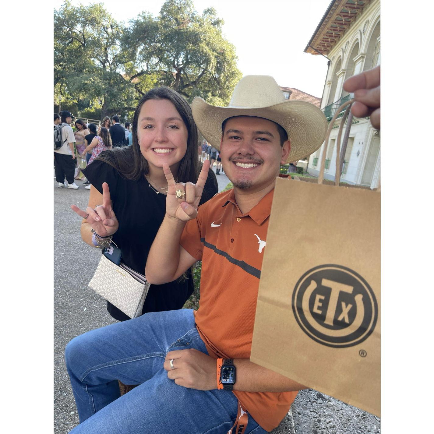 Gabes UT Ring Day!