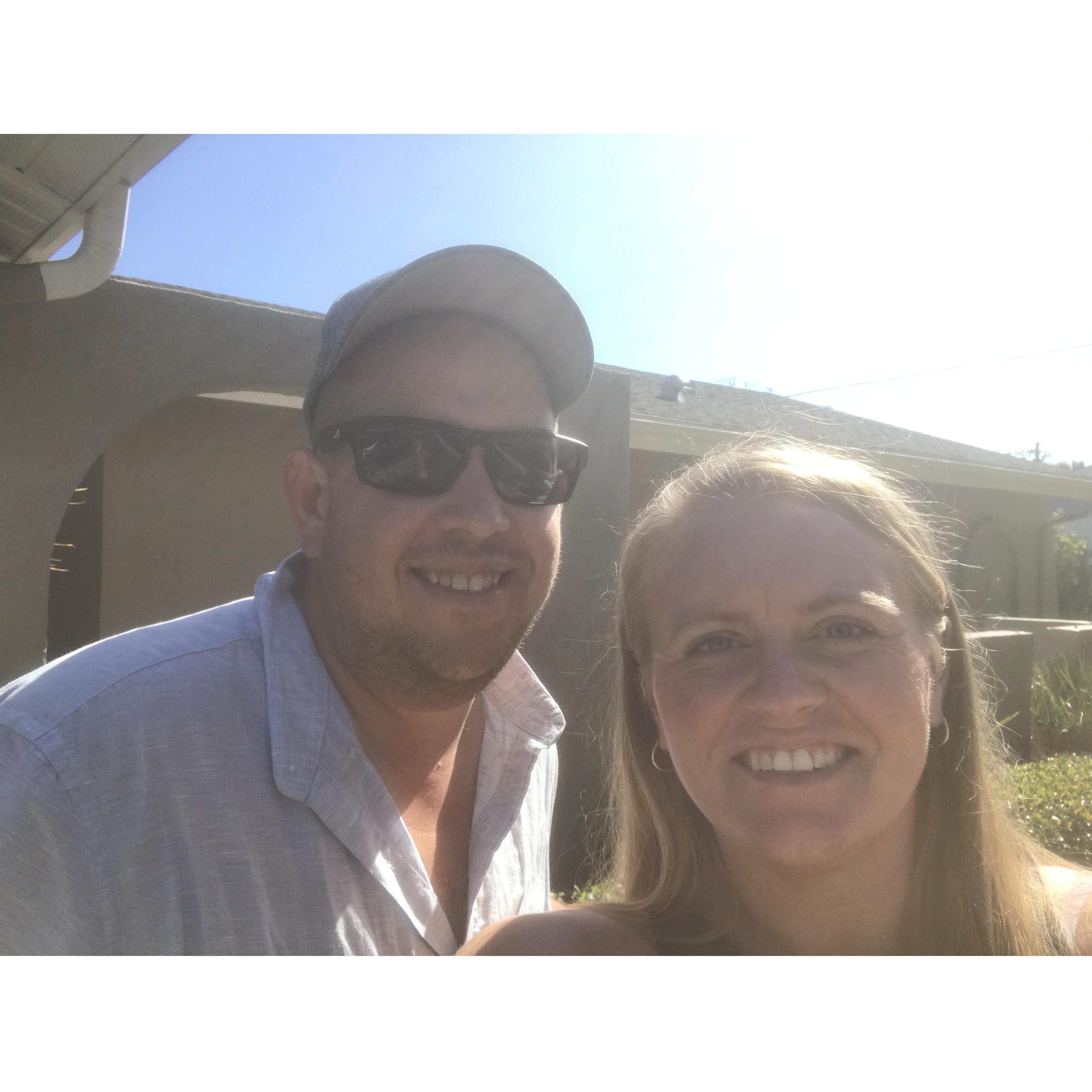 The day we purchased our first home!
