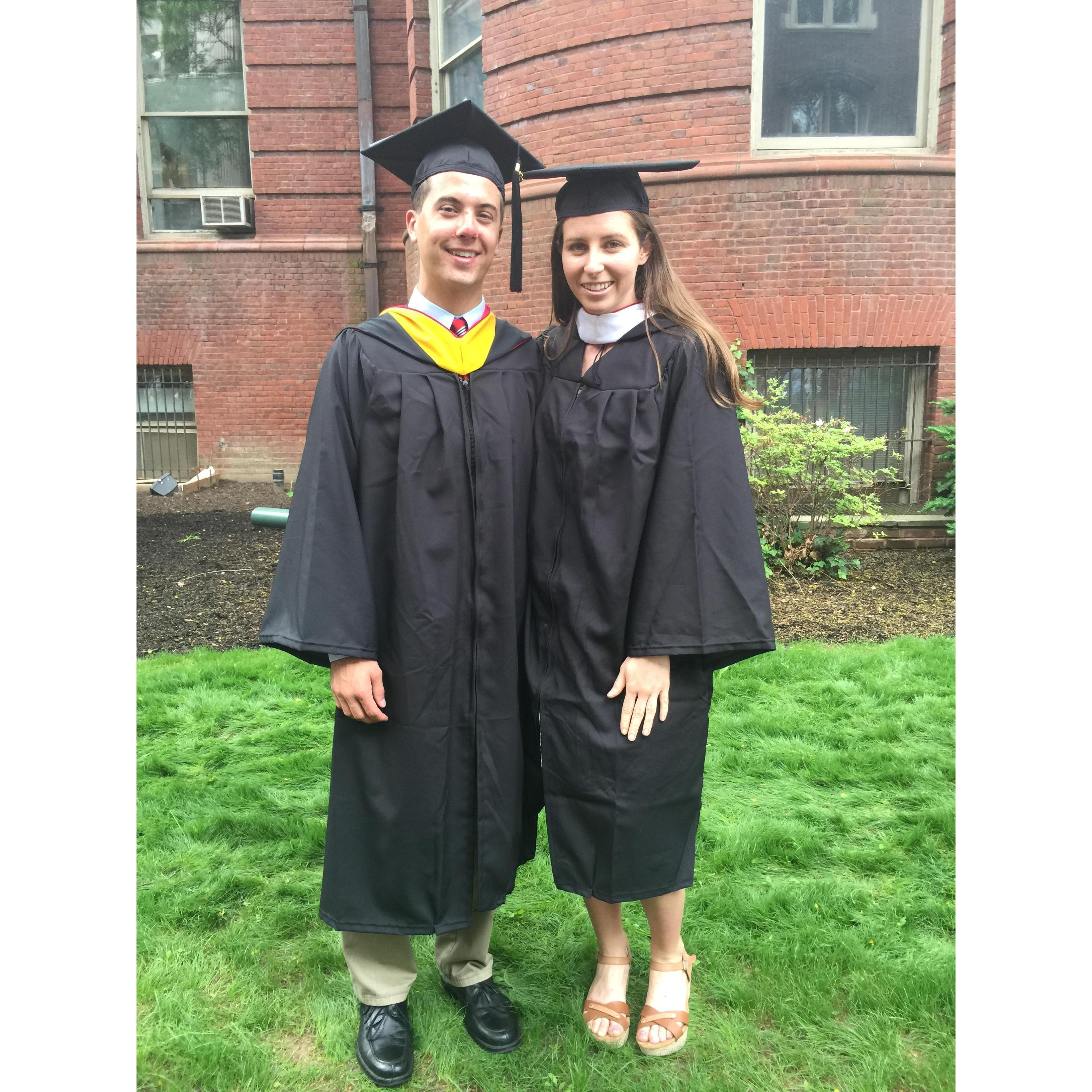 The cutest nerds at graduation