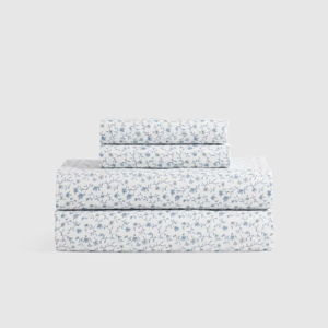 Organic Crisp Percale Sheet Set - Queen