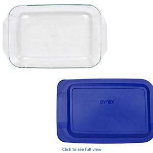 Pyrex casserole dish with lid 3qt