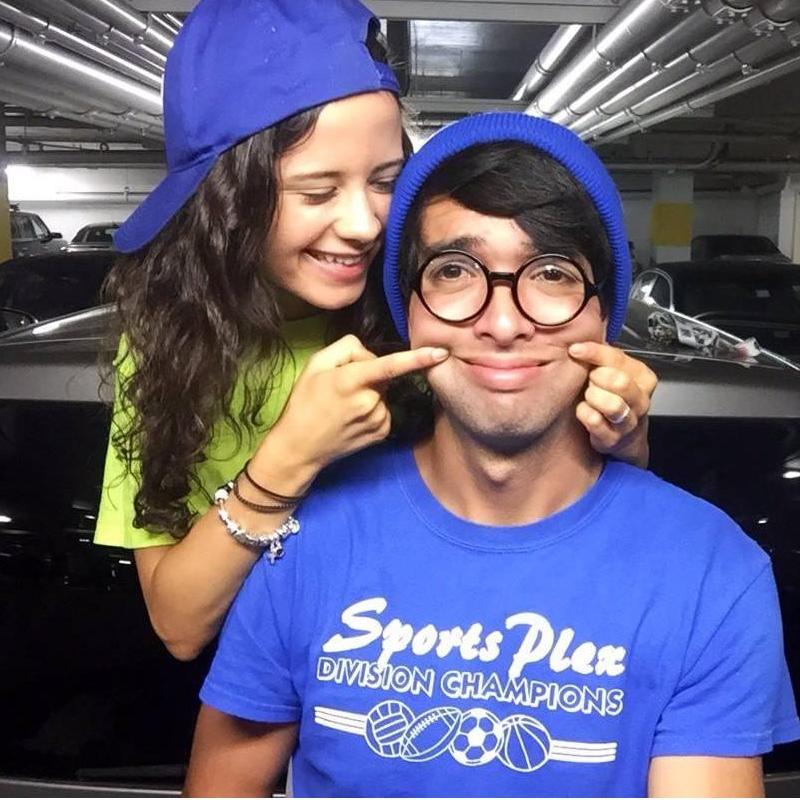 Dressing up as Joy and Sadness when we went to see Inside Out :-)
