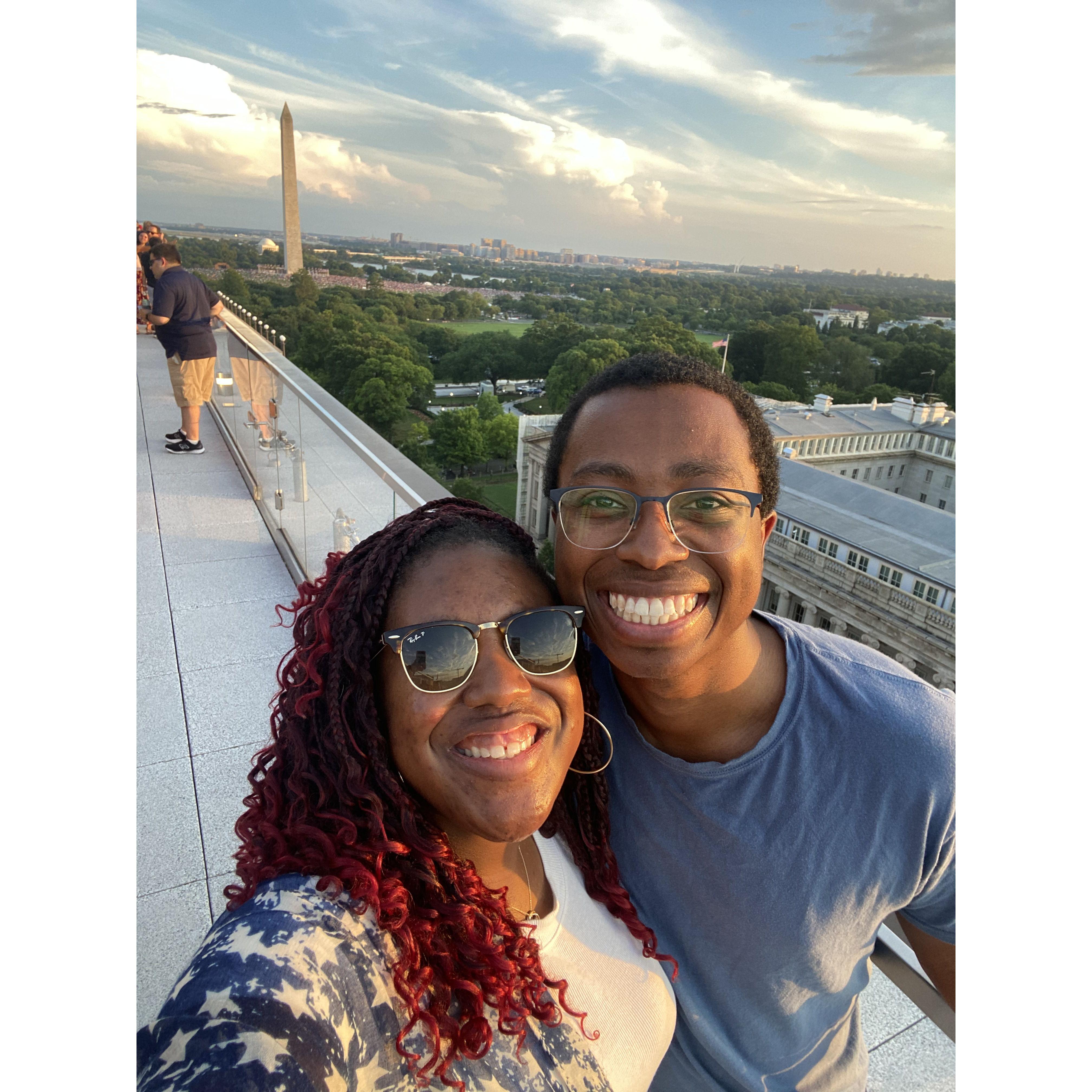 Watching the DC fireworks for Fourth of July! - 2023