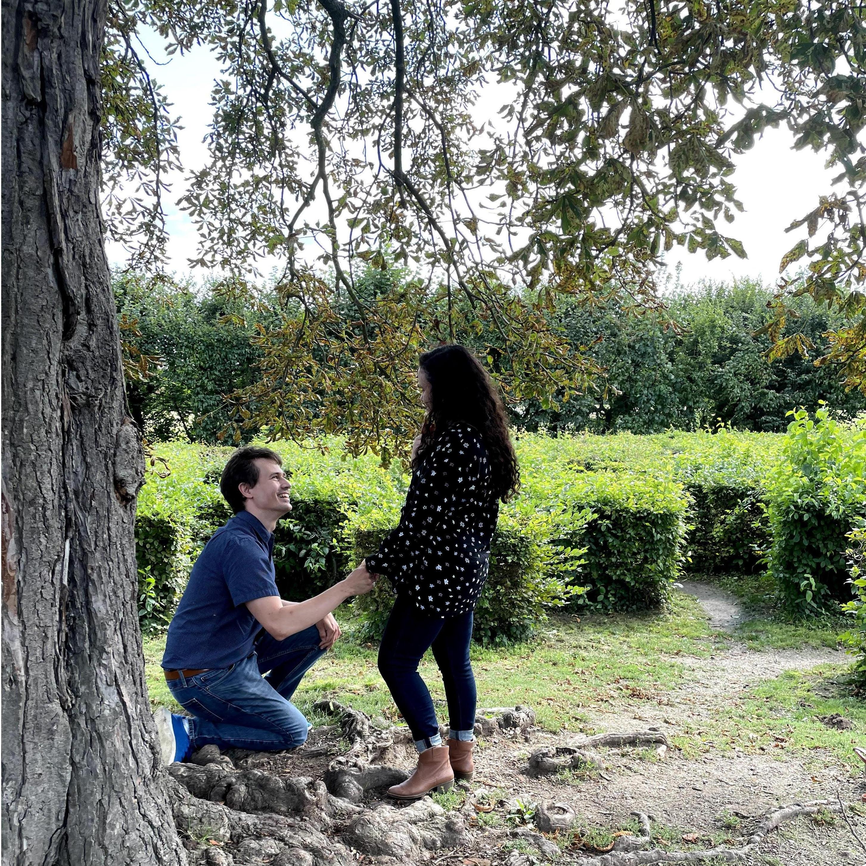 Our engagement day in the Czech Republic. September 2021