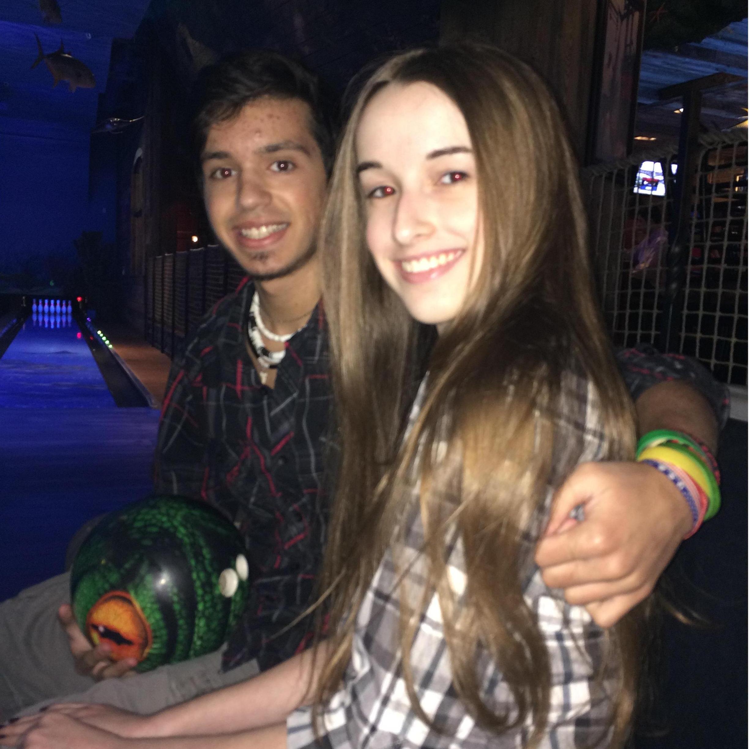 This photo was taken on Jaylee's first birthday celebration with Dakotah. - April 17, 2016