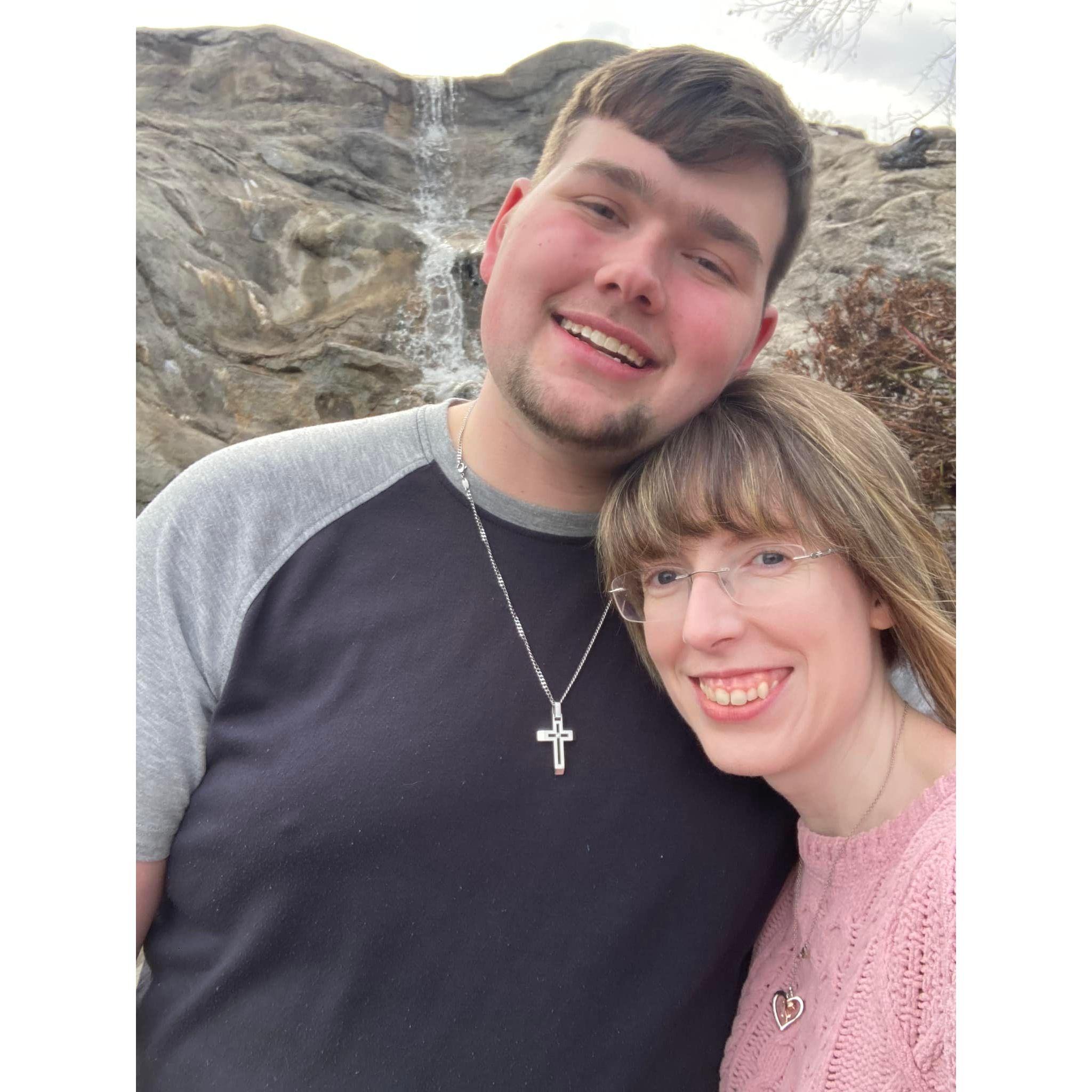 On our first week of dating, we took a trip to Helen for some minigolf and our first escape room together!