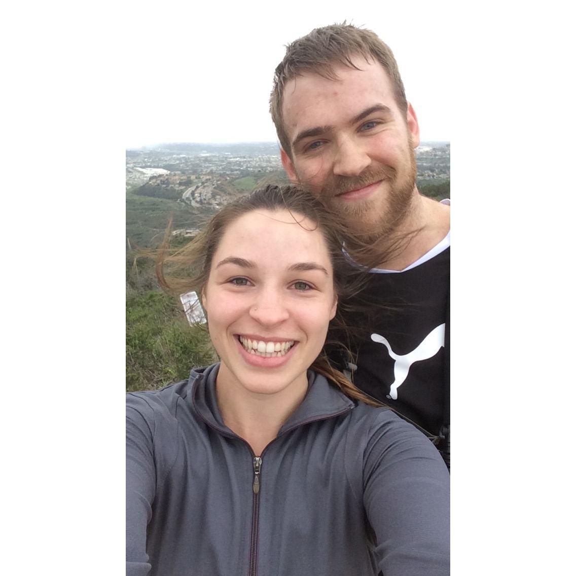 Our first photo together