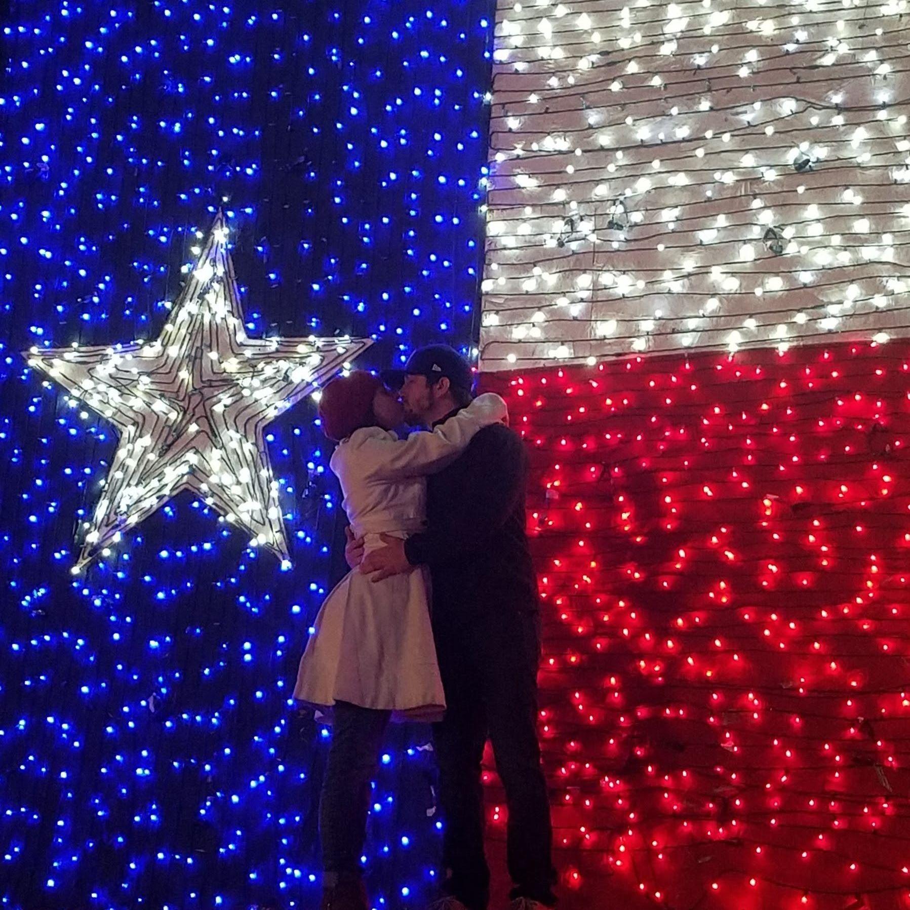 December 2017 - The weekend we went out with his friends for the Christmas Lights at Skeeter Field