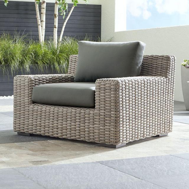 Cayman Outdoor Lounge Chair with Graphite Sunbrella ® Cushions