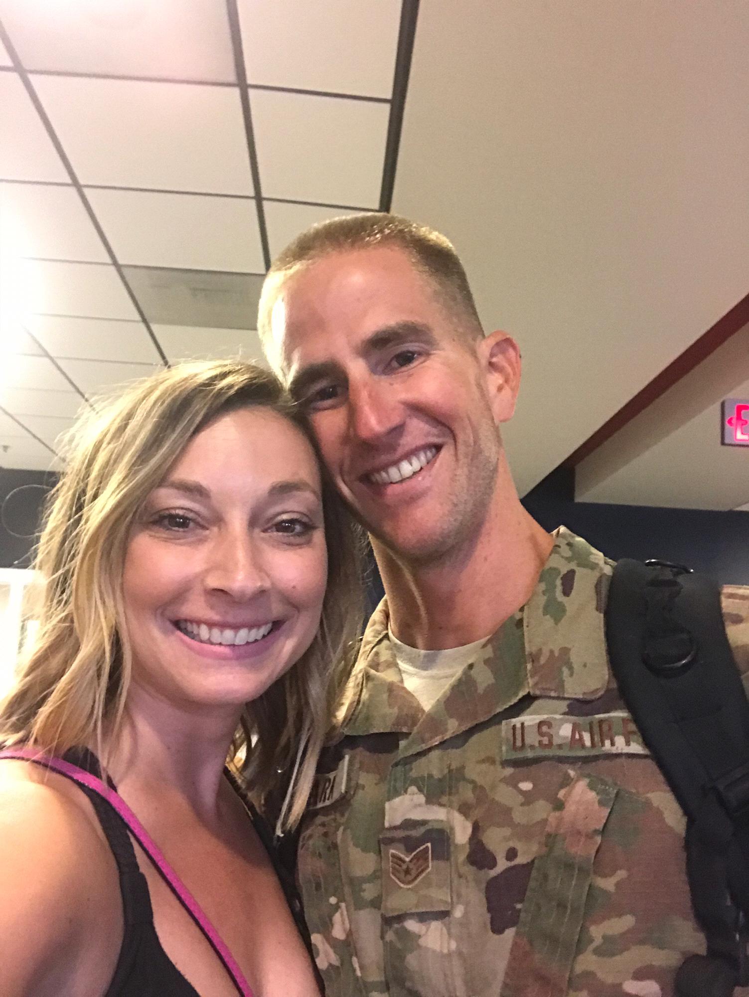One of the best days, Pat arrives HOME after his 7 month deployment