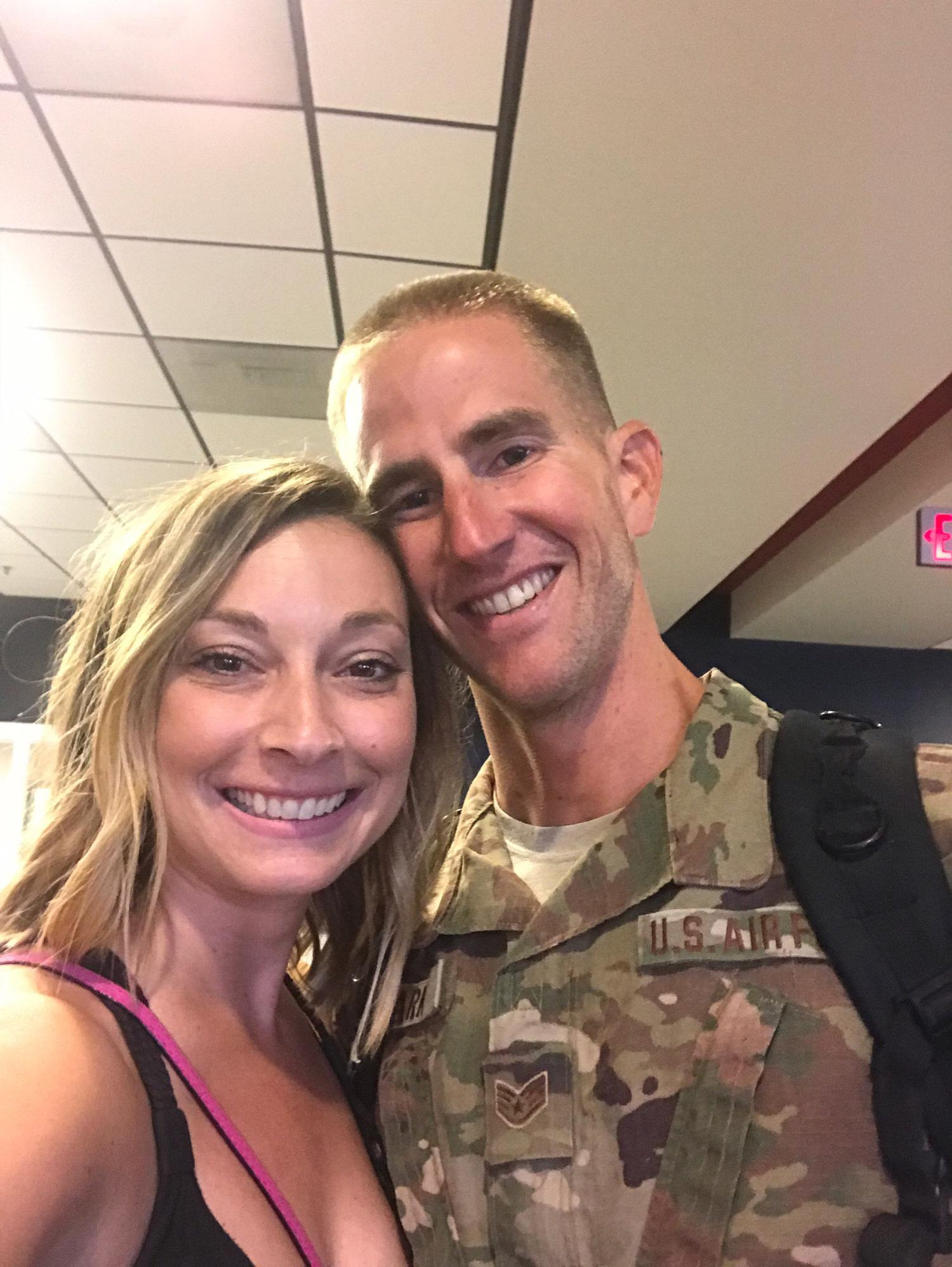 One of the best days, Pat arrives HOME after his 7 month deployment