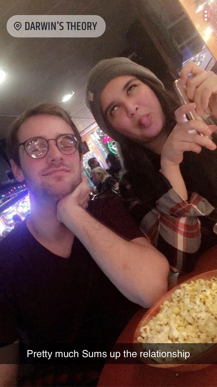 Fun fact: We bonded over the fact that we both used to love vodka cranberries, reading, and poetry in 2018.