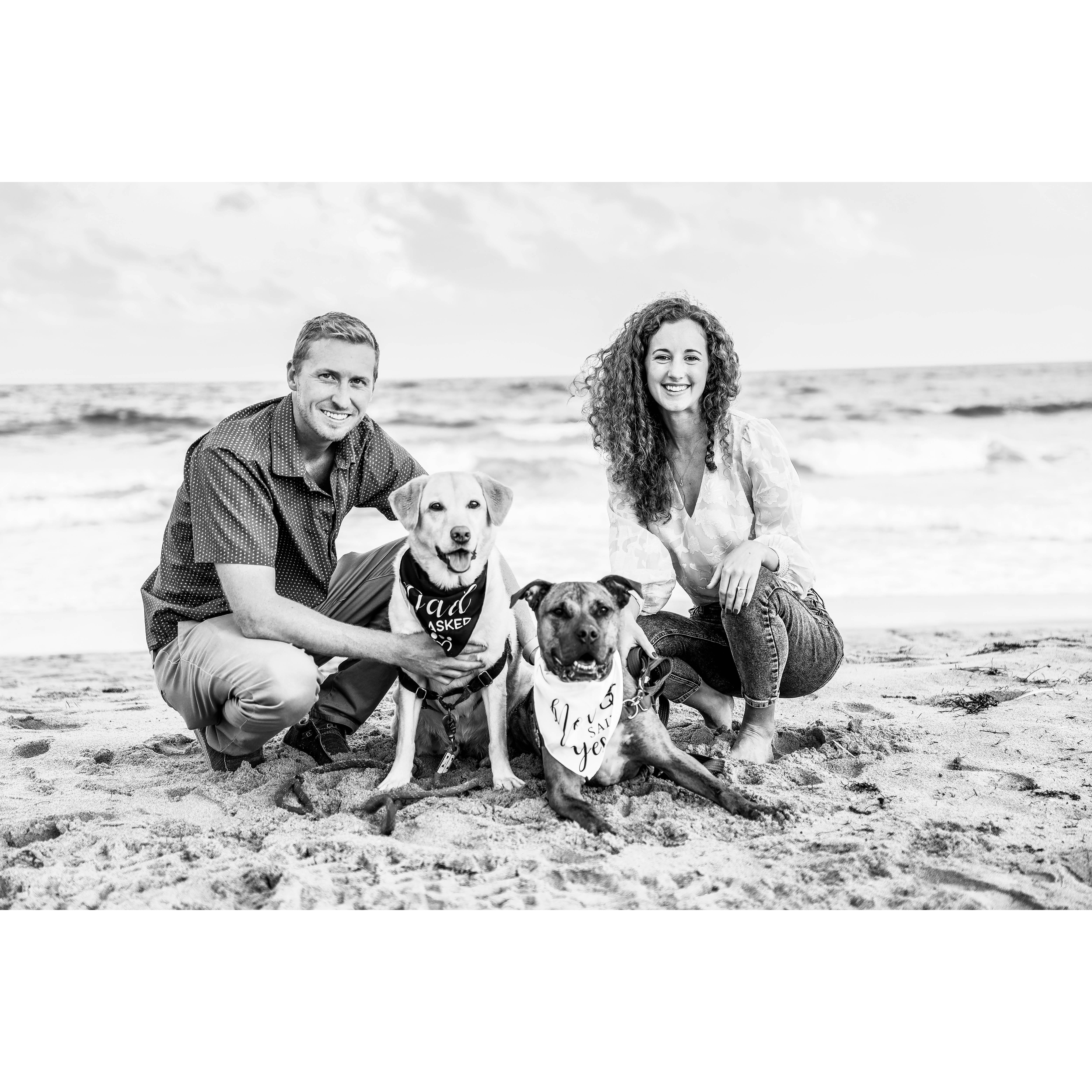 Lana and Asa were thrilled to be a part of our engagement photo shoot!