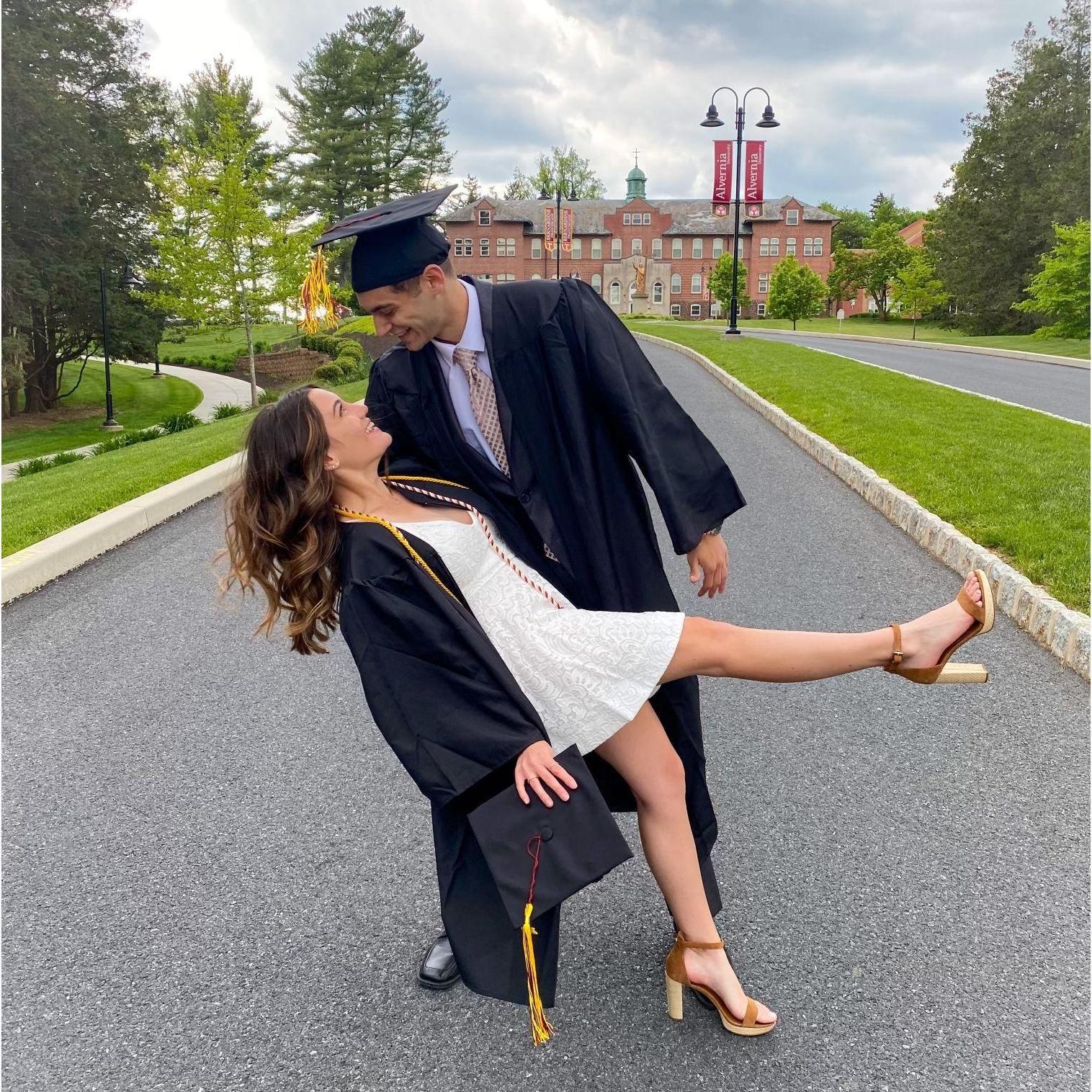 When we Graduated Alvernia University together! ~5.17.21