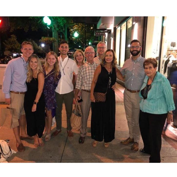Gabriel's masters degree celebration