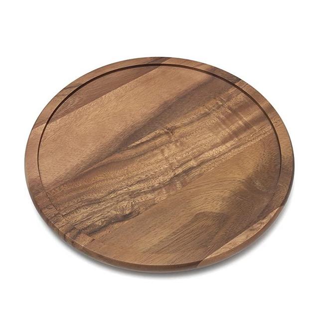Lipper International 1304 Acacia Wood 14" Kitchen Turntable