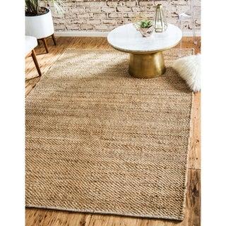 Unique Loom Chunky Jute Area Rug - 2' x 3' - Natural