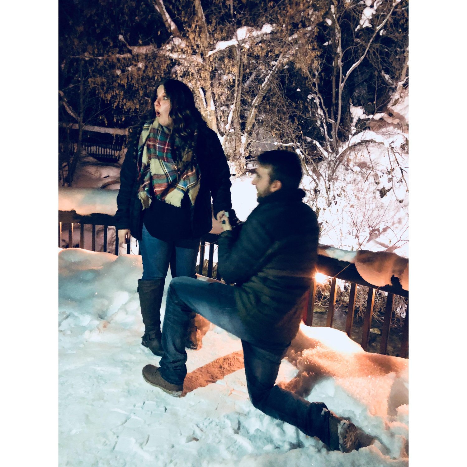 the night of our engagement