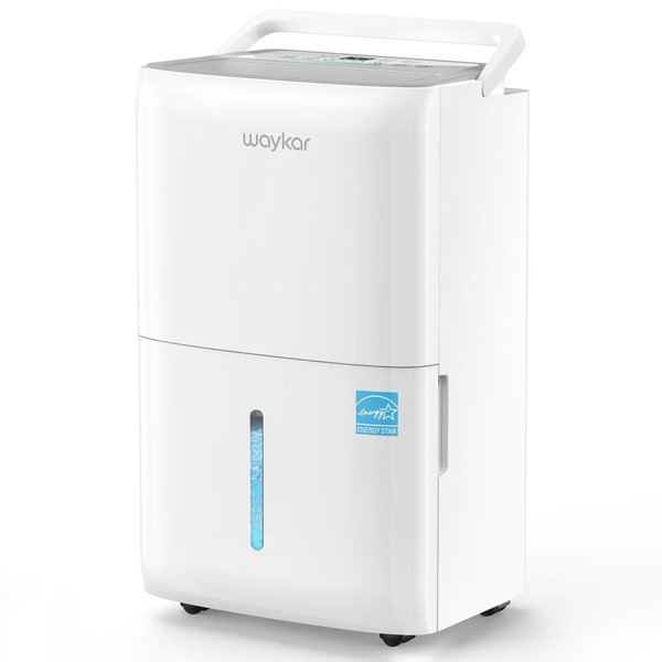 Waykar 80 Pints 2025 Energy Star Dehumidifier for Spaces up to 5,000 Sq. Ft for Basement and Home, Large Room with Drain Hose and 1.14 Gallons Water Tank