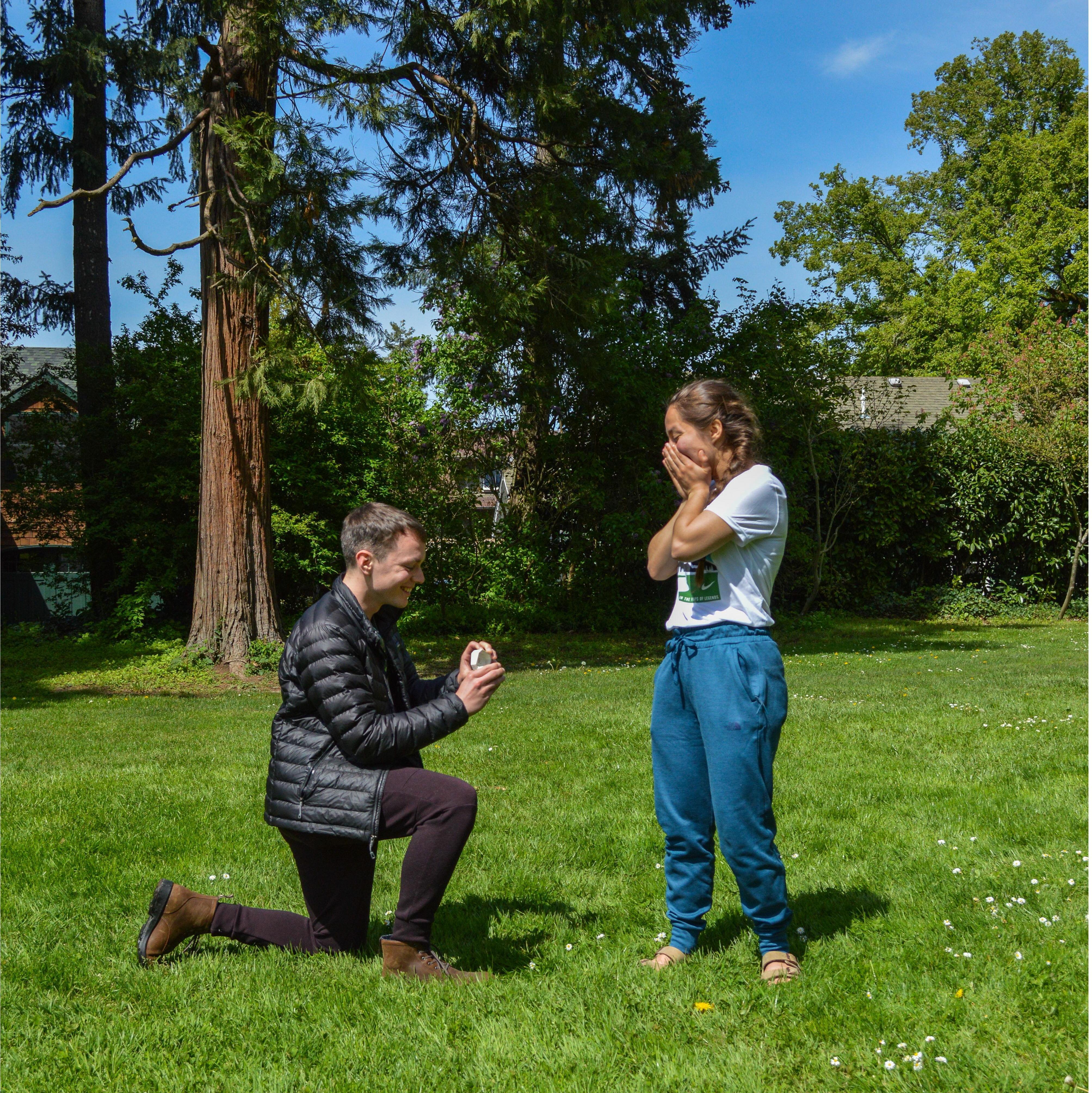 The first words out of Jo's mouth were "you got me!" — she didn't suspect a thing!