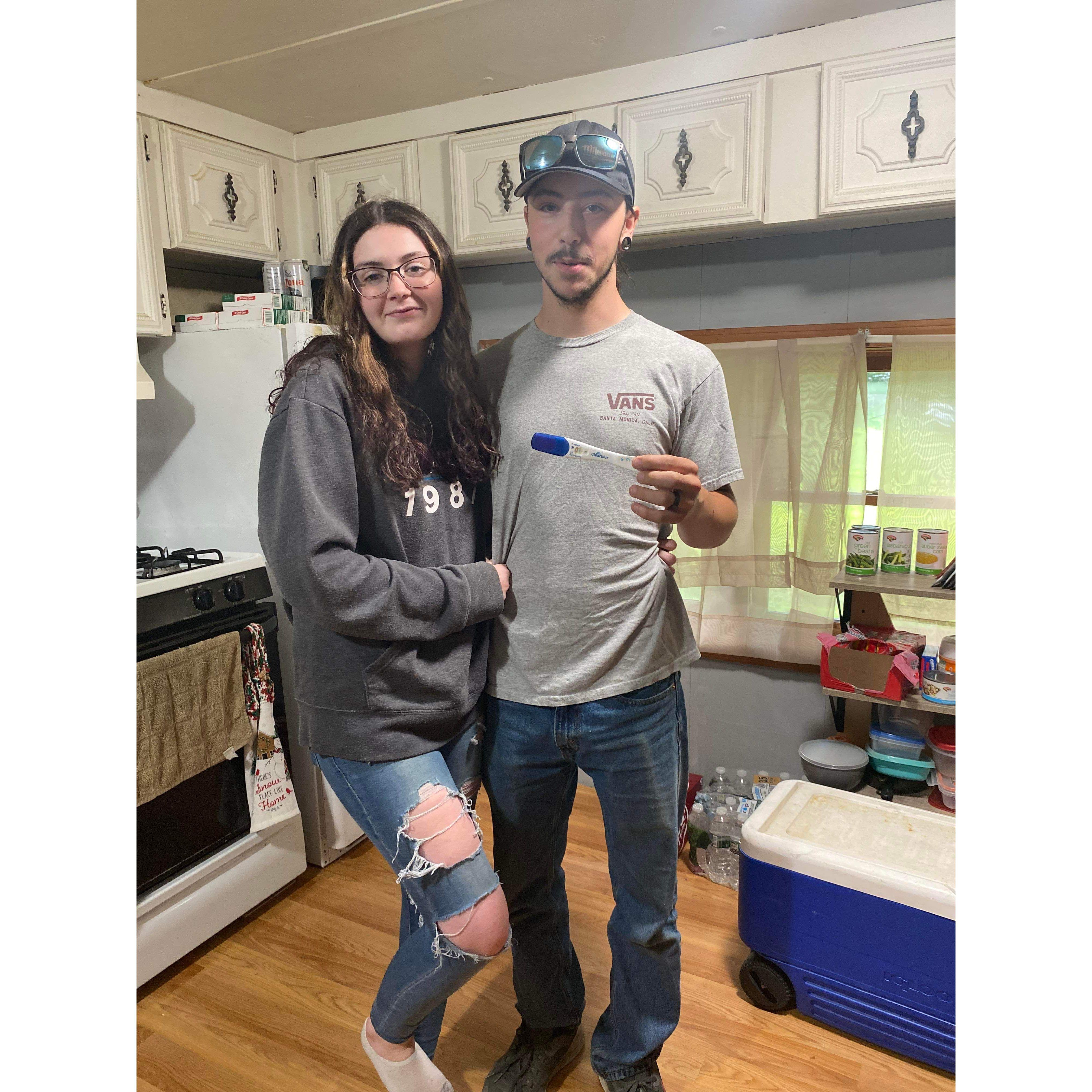 announcing our pregnancy