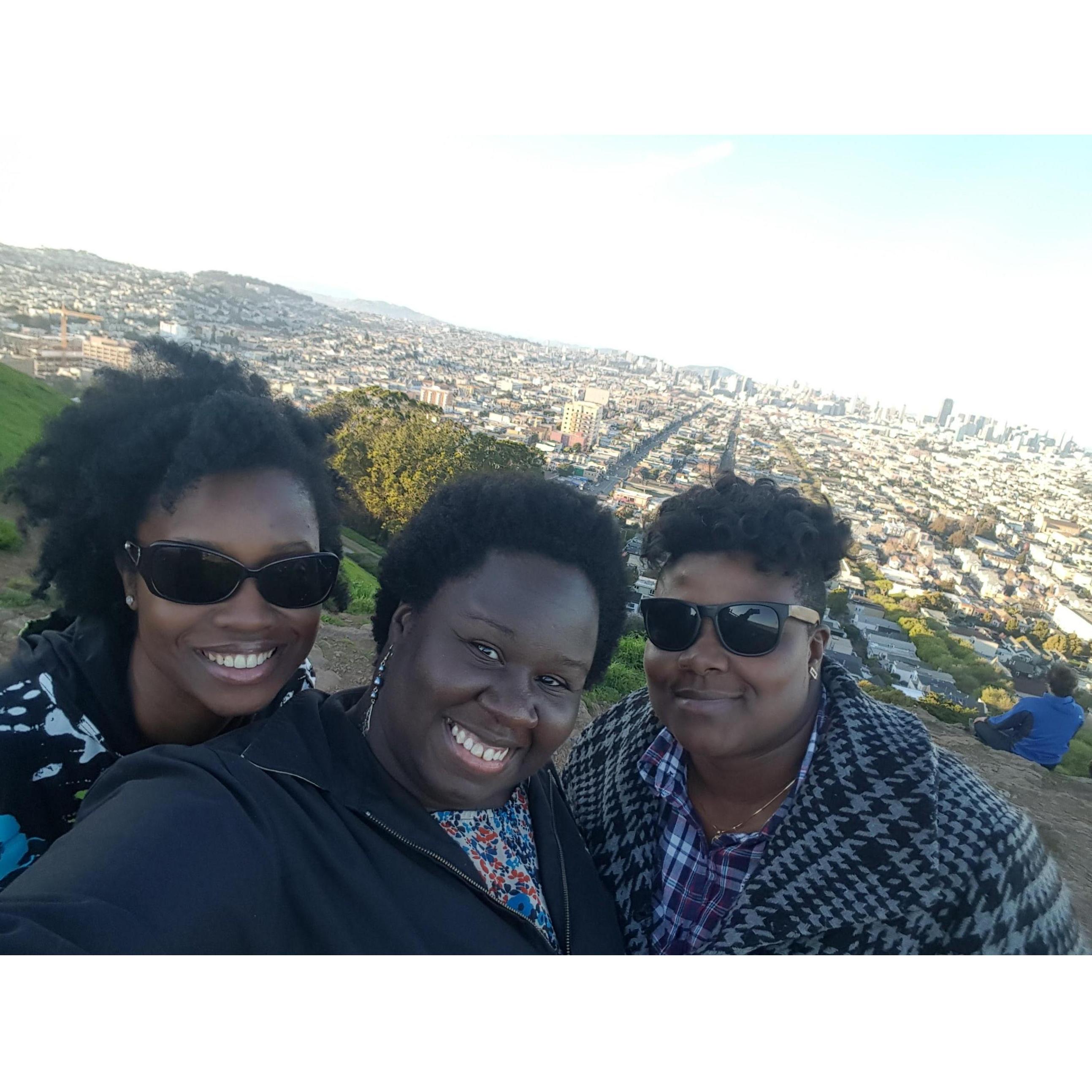 Visits from friends
SF (Bernal Heights)
February 2016